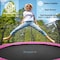 Serenelife Outdoor Backyard Jumping Trampoline, SLTRA10PNK SLTRA10PNK - alternate 3